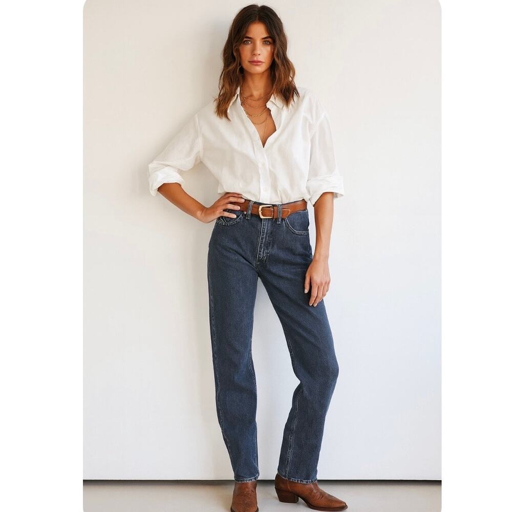Vintage Twin x Faded Glory Up Cycled Sustainable 90s High Waisted Mom Jeans